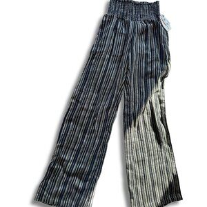 Striped Black and White Women's Pants
